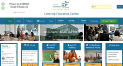Desktop Screenshot of lec.ie