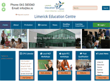 Tablet Screenshot of lec.ie