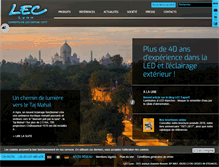 Tablet Screenshot of lec.fr